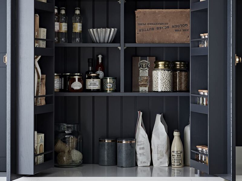 Close up of larder contents