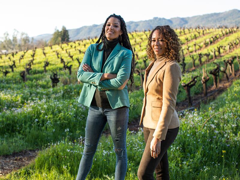 Andréa McBride John and Robin McBride , two prominent women in wine