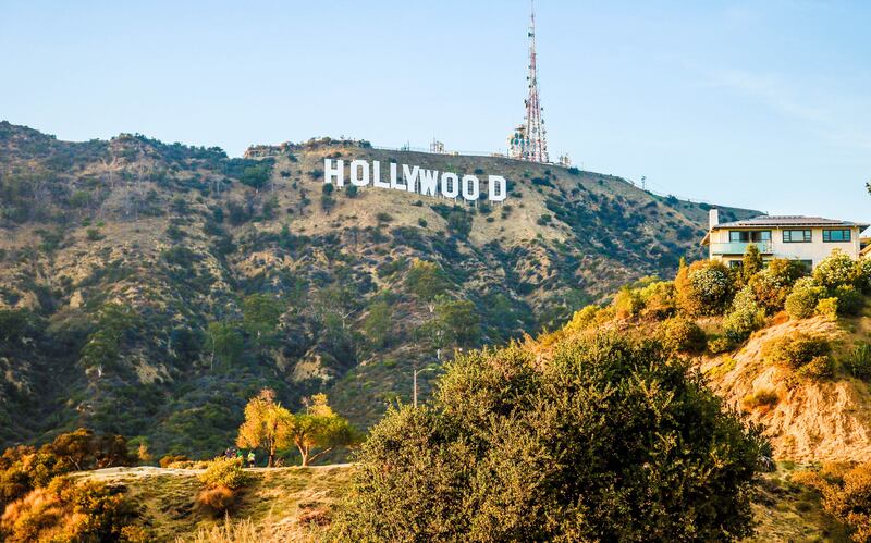 Hollywood sign in Los Angeles, California